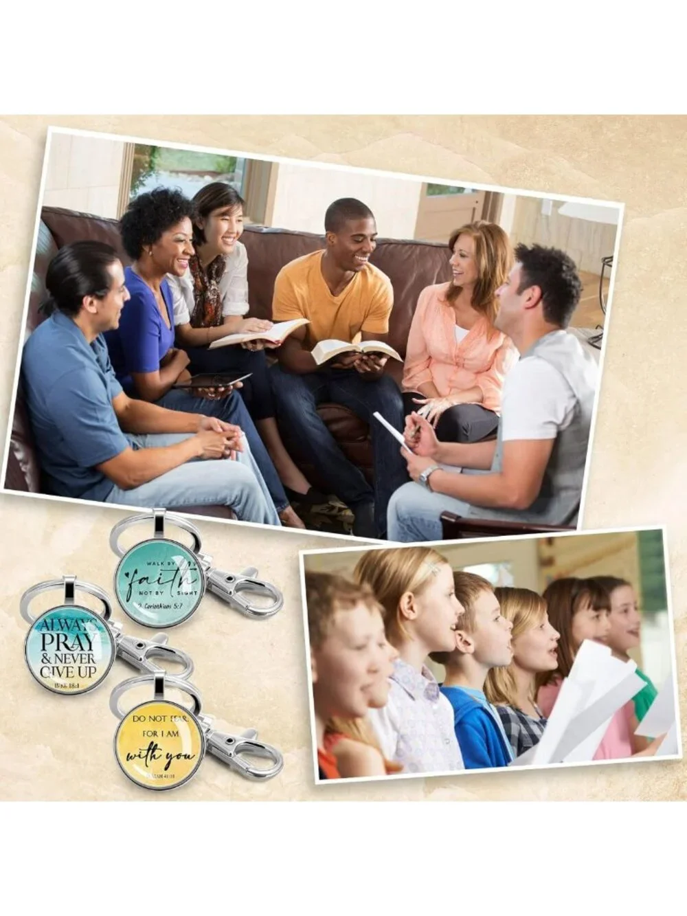 Stylish Keychain Set for Women & Men - Perfect Gift, Bulk Buy, Trendy